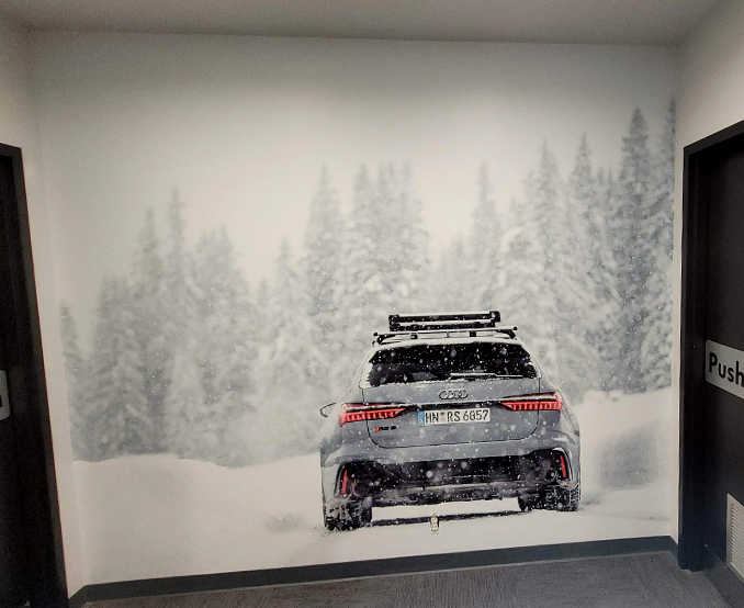 wall graphics audi canada