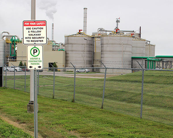Aylmer Ethanol Plant Traffic Directional Signage