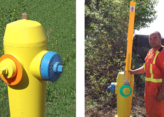 fire hydrant markers