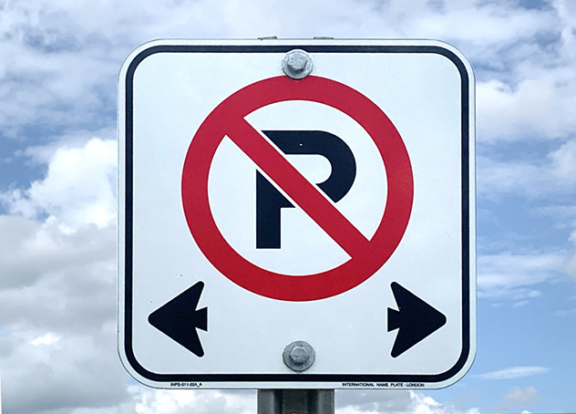 No Parking Sign