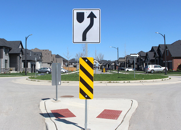Keep Right Sign