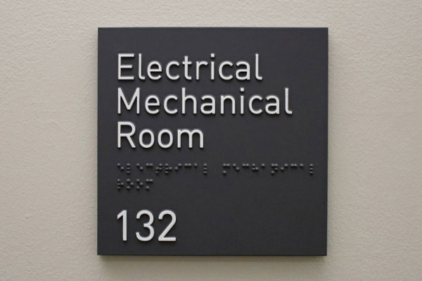 Braille Room Identification